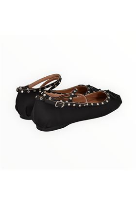Ballerina donna in nylon colore nero. BIBI LOU- | 660Z65-NERO